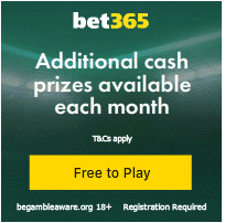 bet365 cash prizes