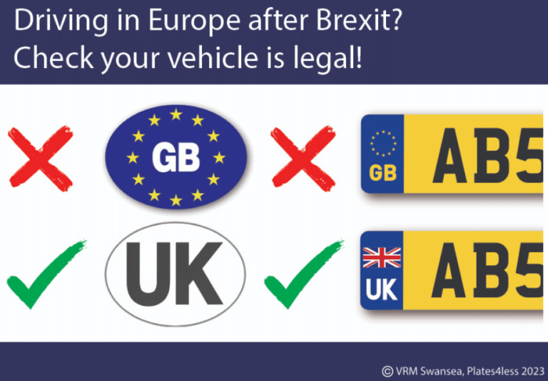 UK Vehicle Owners’ Guide: Are GB/EU Number Plates Legal Post-Brexit?