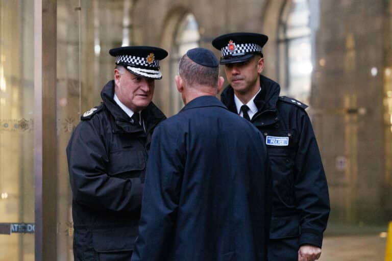 Manchester vigil for Israel victims passes without ‘significant incident’