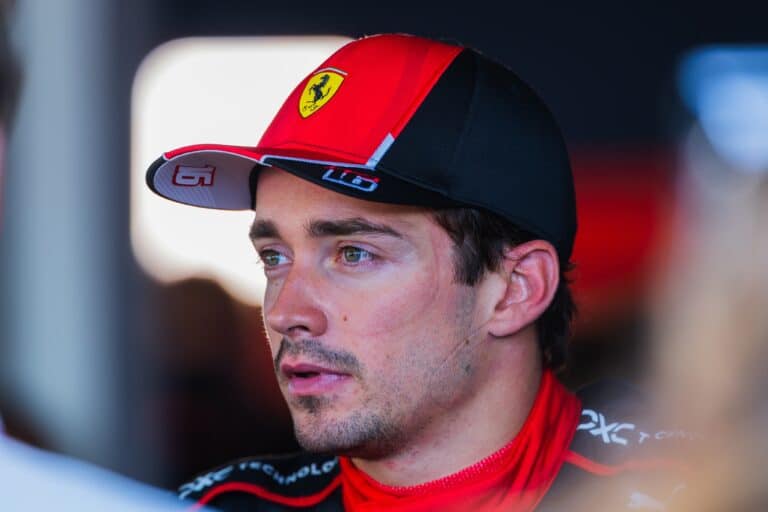 Las Vegas Grand Prix: Ferrari’s Leclerc tops delayed practice on difficult opening night