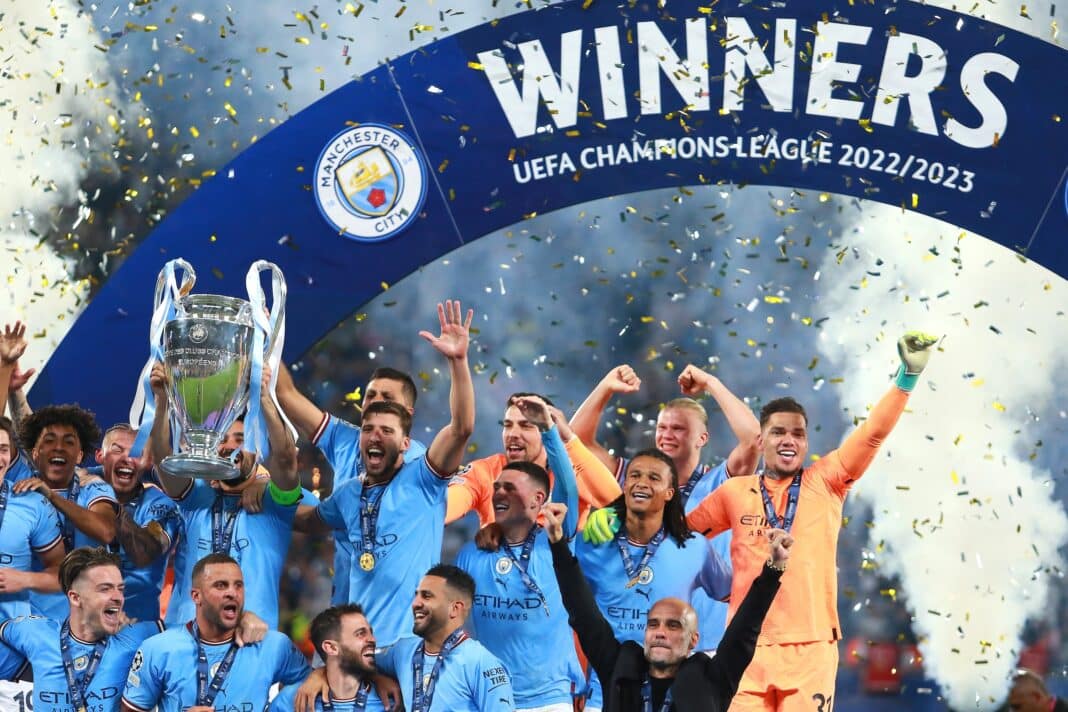 Treble winners Manchester City have been accused of breaching the Premier League's rules on 115 occasions