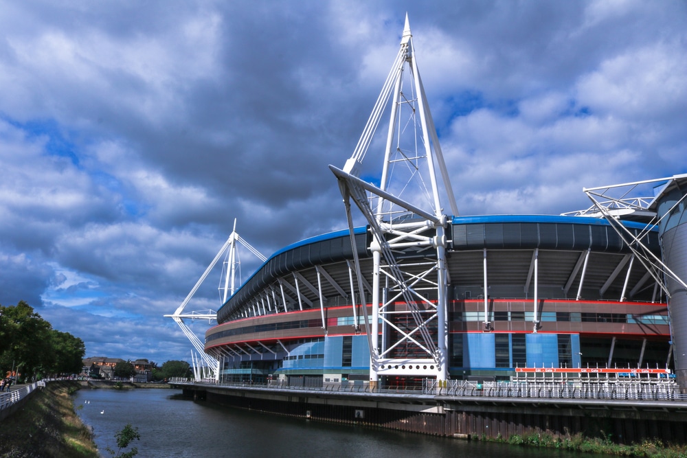 The Principality Stadium Cardiff venue for Wales rugby
