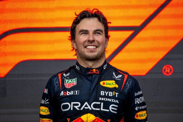 Red Bull driver Sergio Perez