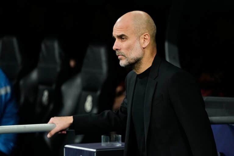 Manchester City boss Pep Guardiola