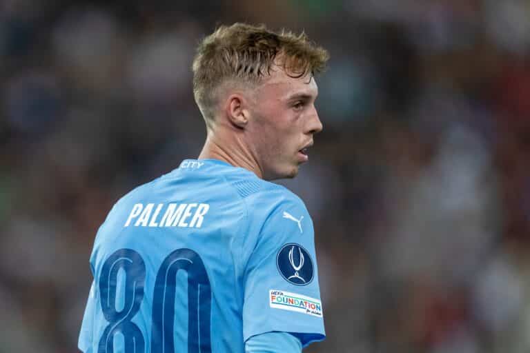 Former Manchester City forward Cole Palmer