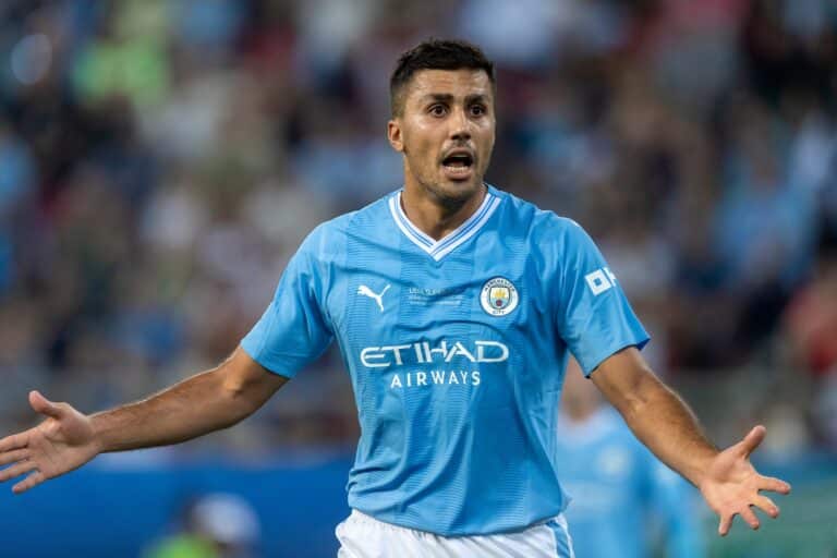 Manchester City midfielder Rodri