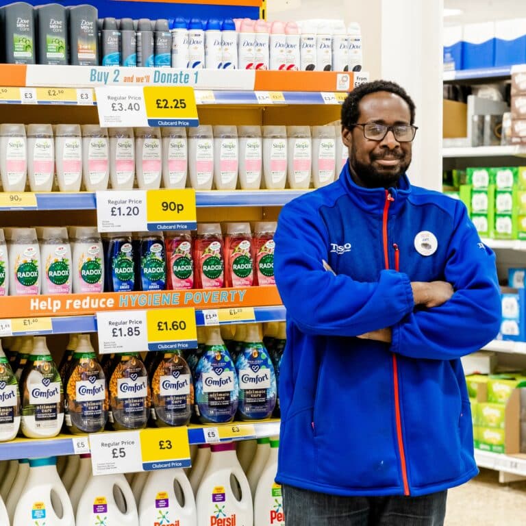 Tesco teams up with In Kind Direct to help tackle hygiene poverty