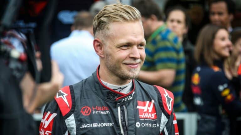 Kevin Magnussen of Haas