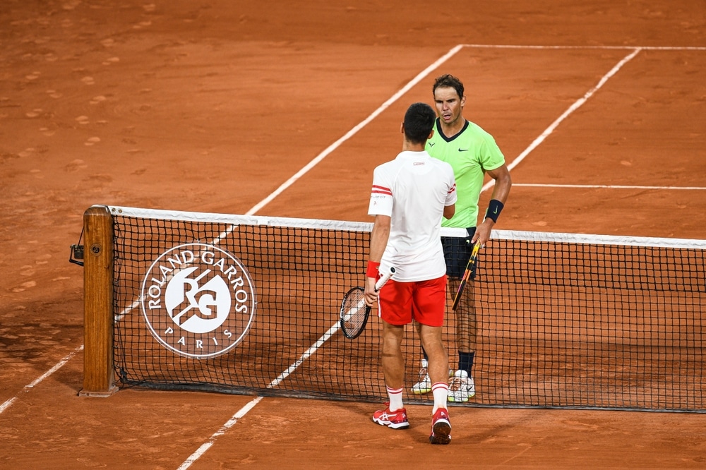 Novak Djokovic and Rafael Nadal