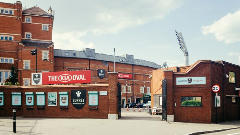 The Oval cricket ground in Surrey