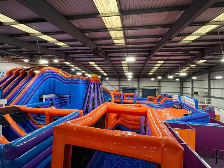 Fright delight for jump fans at Trafford Park’s Inflata Nation