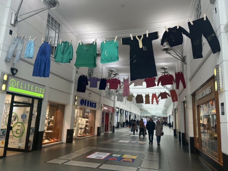 Shopping centre taken over by recycling campaign